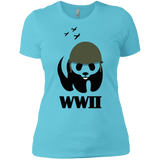 T-Shirts Cancun / X-Small WWII Panda Women's Premium T-Shirt