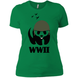 T-Shirts Kelly Green / X-Small WWII Panda Women's Premium T-Shirt