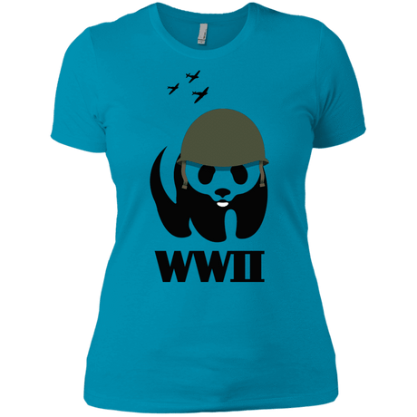 T-Shirts Turquoise / X-Small WWII Panda Women's Premium T-Shirt