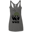 T-Shirts Premium Heather / X-Small WWII Panda Women's Triblend Racerback Tank