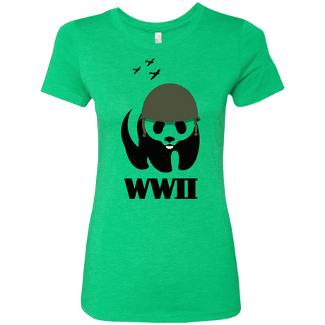 T-Shirts Envy / S WWII Panda Women's Triblend T-Shirt