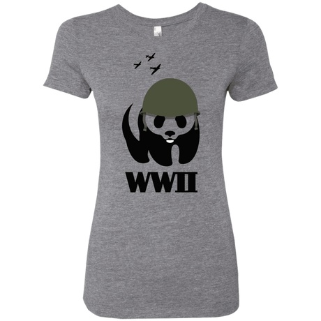 T-Shirts Premium Heather / S WWII Panda Women's Triblend T-Shirt