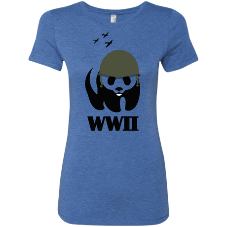 T-Shirts Vintage Royal / S WWII Panda Women's Triblend T-Shirt