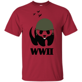 T-Shirts Cardinal / YXS WWII Panda Youth T-Shirt