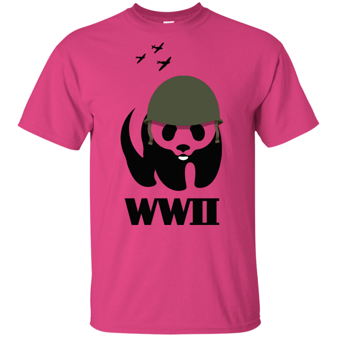 T-Shirts Heliconia / YXS WWII Panda Youth T-Shirt