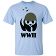 T-Shirts Light Blue / YXS WWII Panda Youth T-Shirt