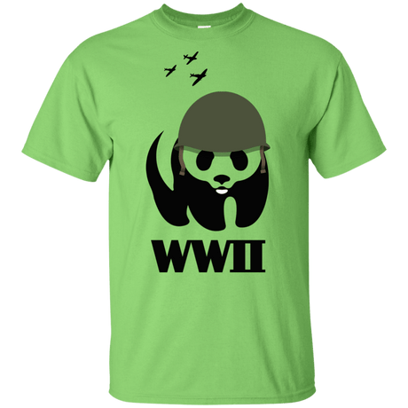 T-Shirts Lime / YXS WWII Panda Youth T-Shirt