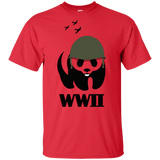 T-Shirts Red / YXS WWII Panda Youth T-Shirt