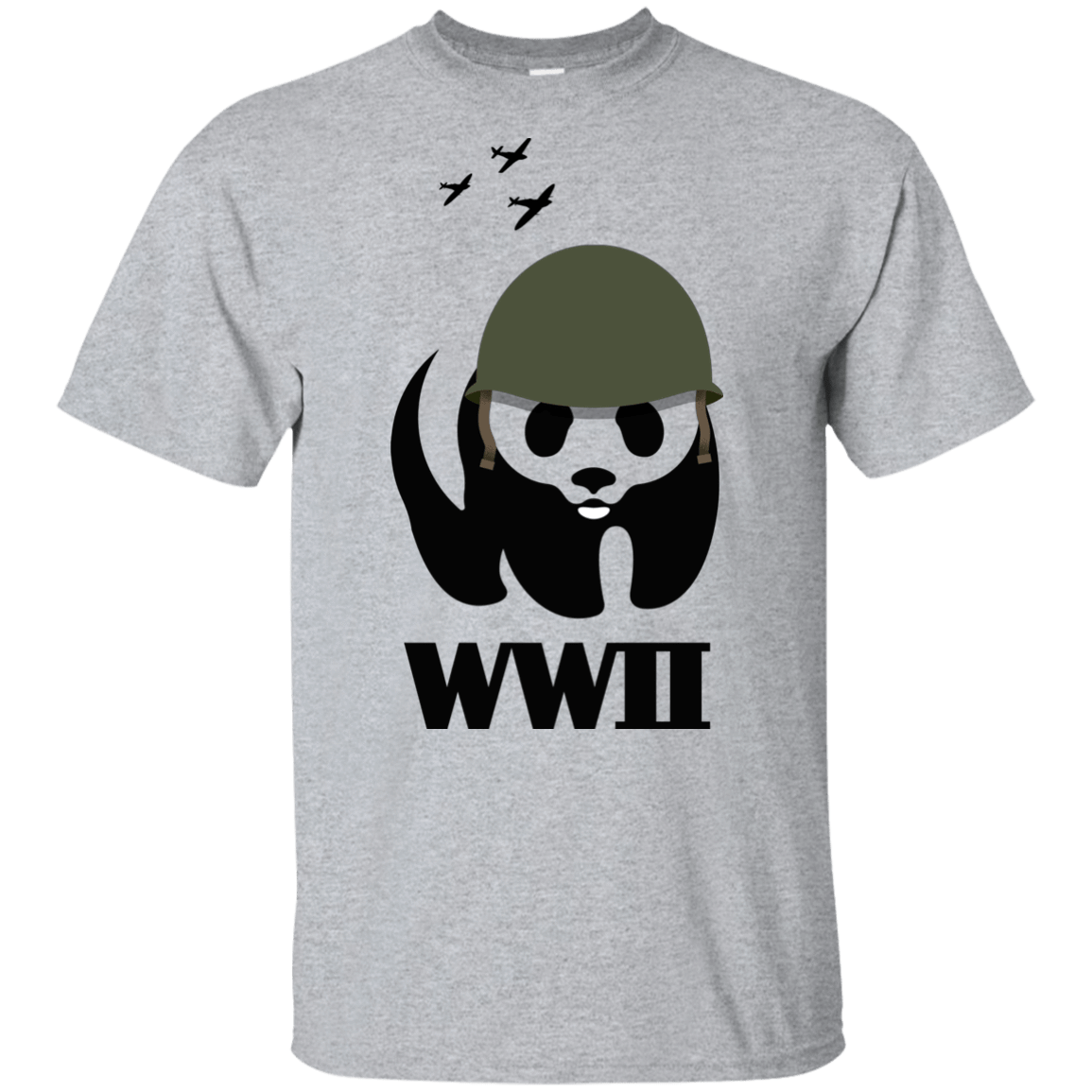 T-Shirts Sport Grey / YXS WWII Panda Youth T-Shirt