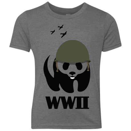 T-Shirts Premium Heather / YXS WWII Panda Youth Triblend T-Shirt