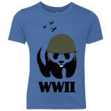 T-Shirts Vintage Royal / YXS WWII Panda Youth Triblend T-Shirt