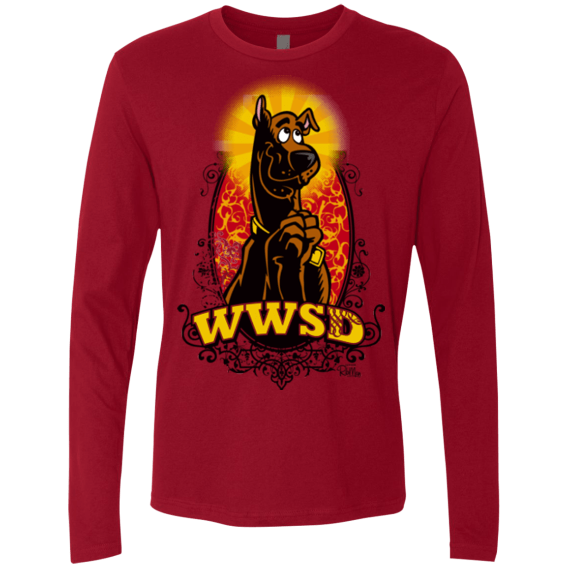 T-Shirts Cardinal / Small WWSD Men's Premium Long Sleeve