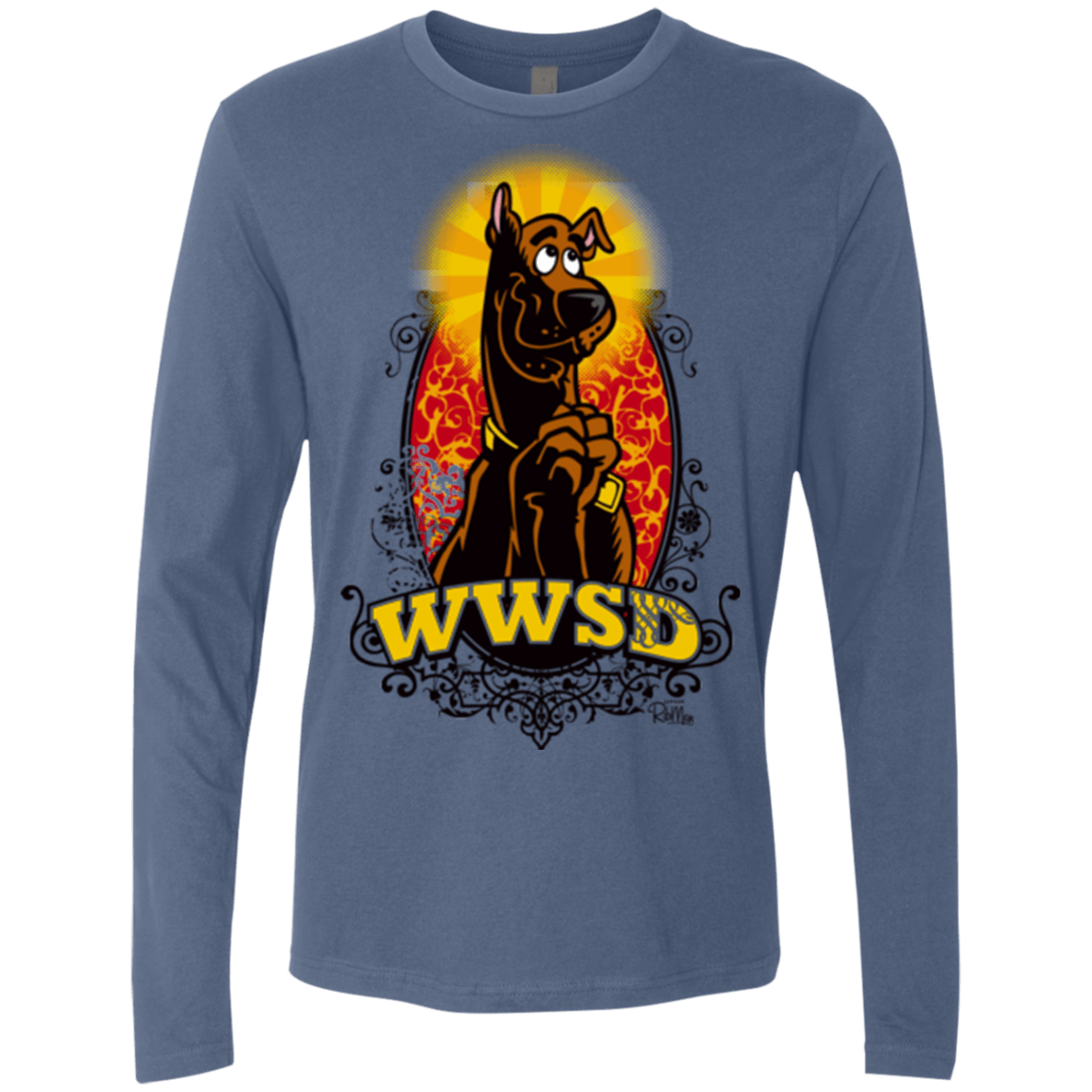 T-Shirts Indigo / Small WWSD Men's Premium Long Sleeve