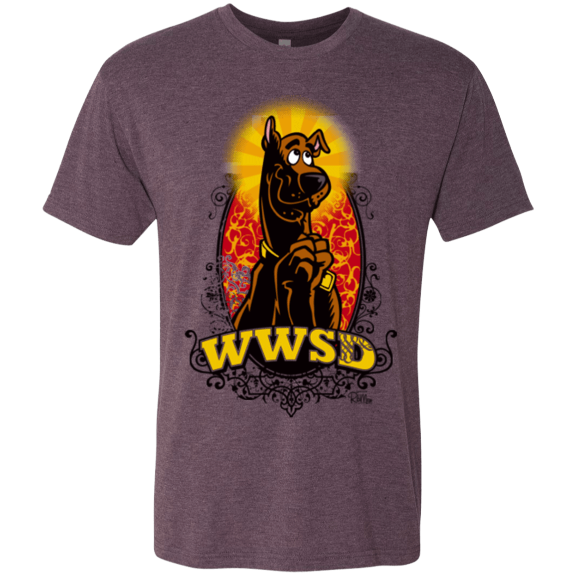 T-Shirts Vintage Purple / Small WWSD Men's Triblend T-Shirt