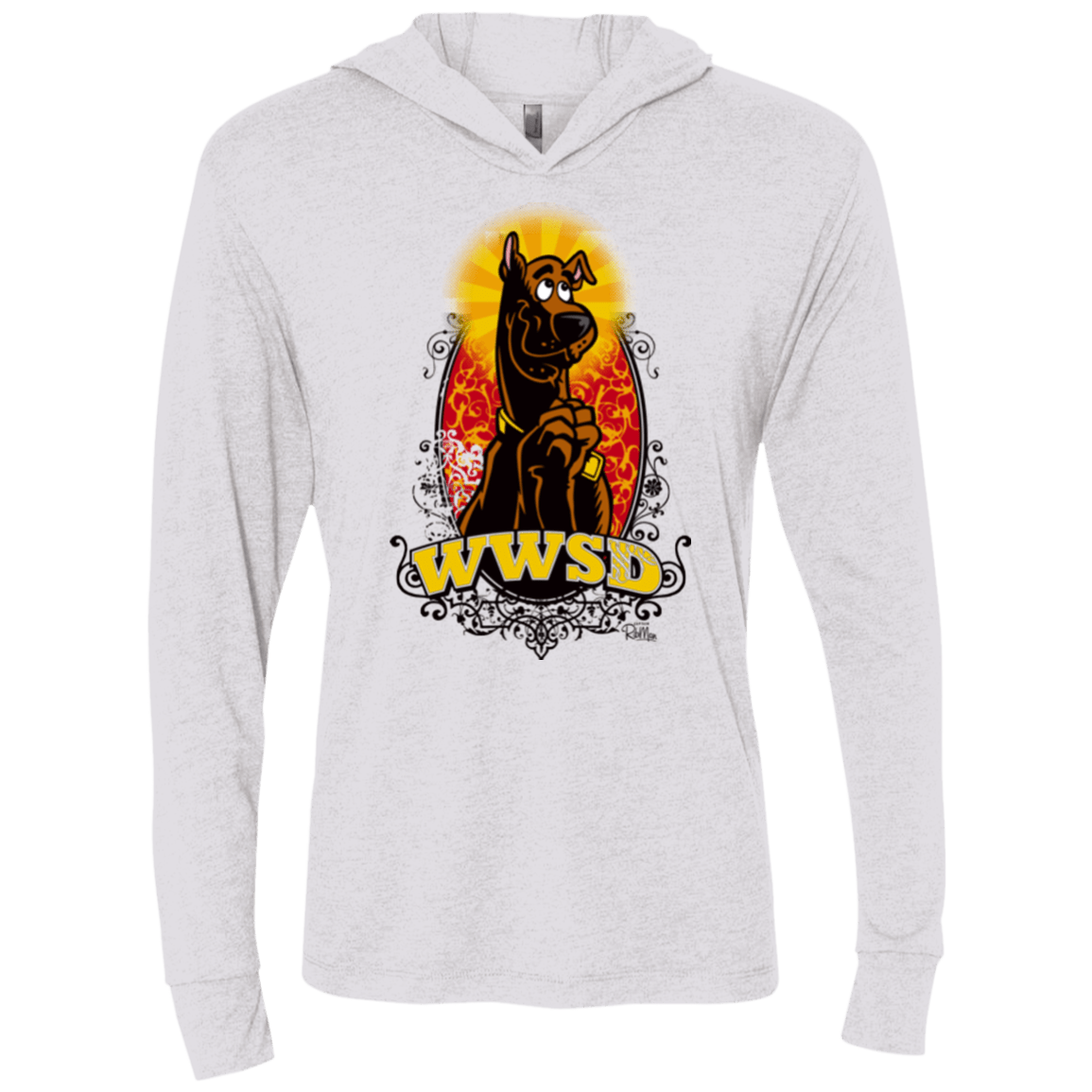 T-Shirts Heather White / X-Small WWSD Triblend Long Sleeve Hoodie Tee