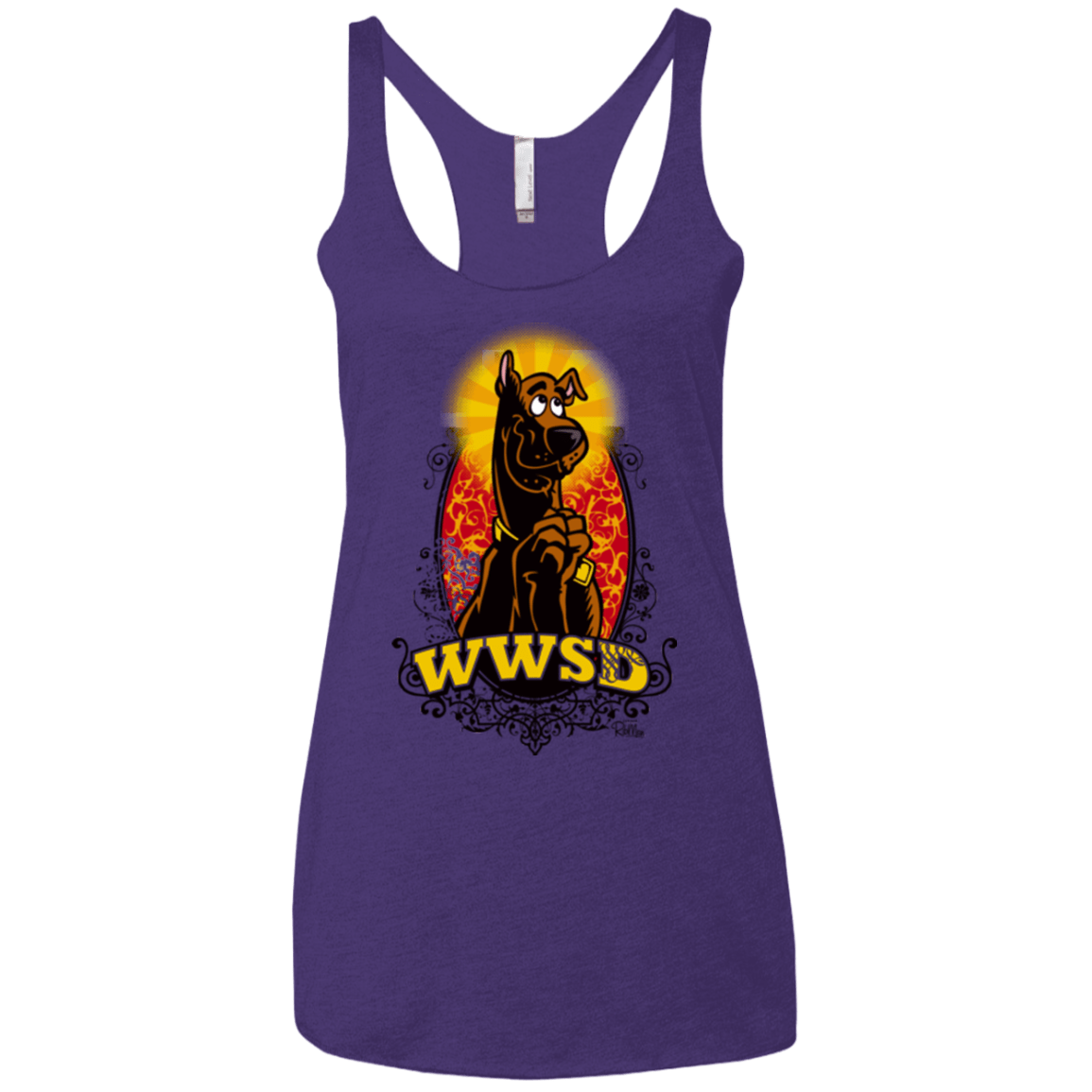 T-Shirts Purple / X-Small WWSD Women's Triblend Racerback Tank