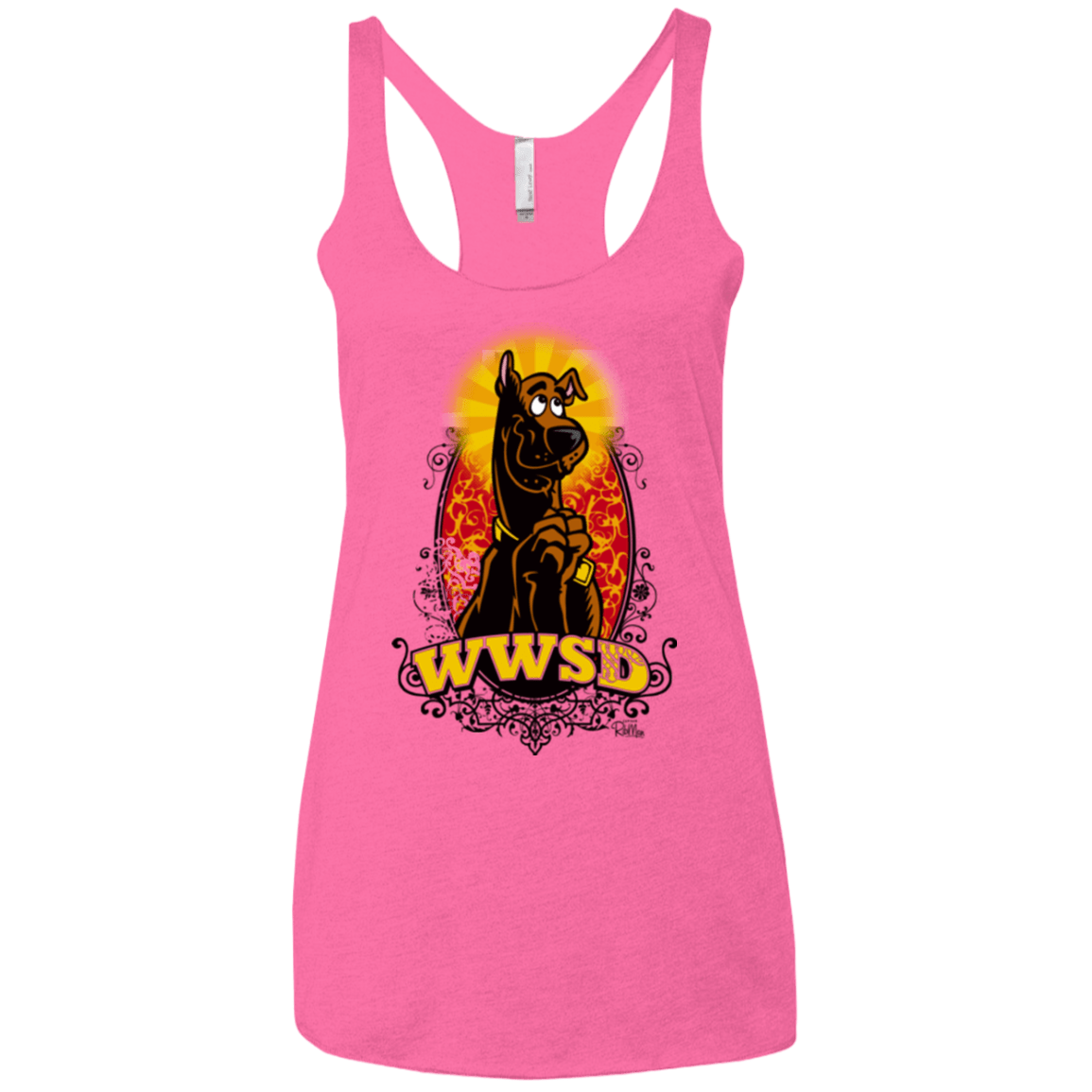 T-Shirts Vintage Pink / X-Small WWSD Women's Triblend Racerback Tank