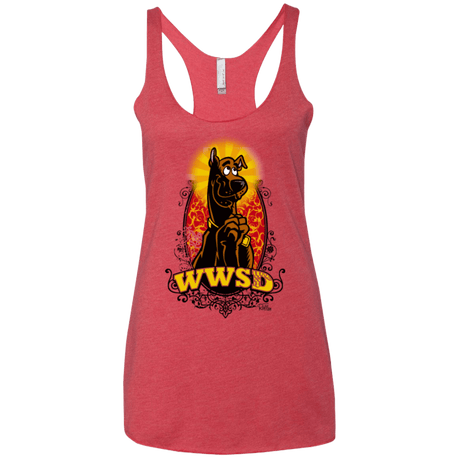 T-Shirts Vintage Red / X-Small WWSD Women's Triblend Racerback Tank
