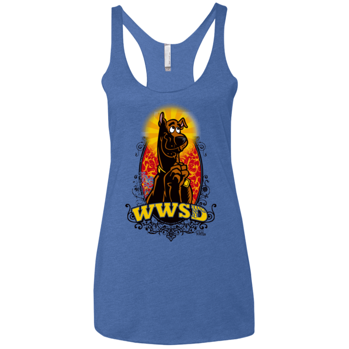 T-Shirts Vintage Royal / X-Small WWSD Women's Triblend Racerback Tank