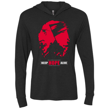 T-Shirts Vintage Black / X-Small WWZ Triblend Long Sleeve Hoodie Tee