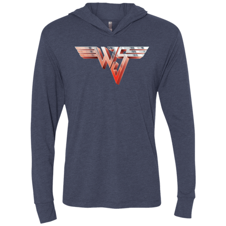 T-Shirts Vintage Navy / X-Small Wyld Stallyns II Triblend Long Sleeve Hoodie Tee