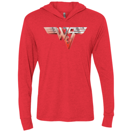 T-Shirts Vintage Red / X-Small Wyld Stallyns II Triblend Long Sleeve Hoodie Tee