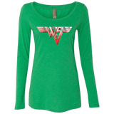 T-Shirts Envy / Small Wyld Stallyns II Women's Triblend Long Sleeve Shirt