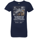 T-Shirts Midnight Navy / YXS X-Fighter Girls Premium T-Shirt