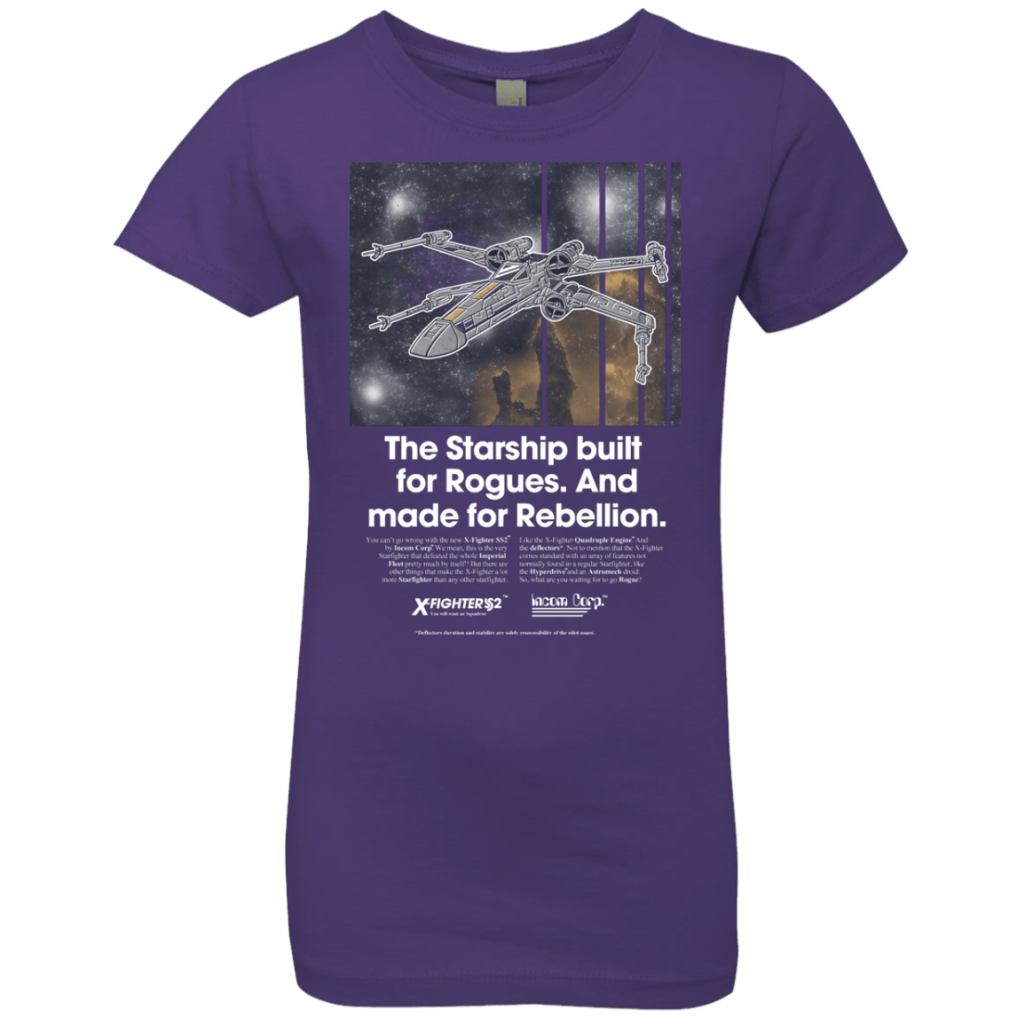 T-Shirts Purple Rush / YXS X-Fighter Girls Premium T-Shirt