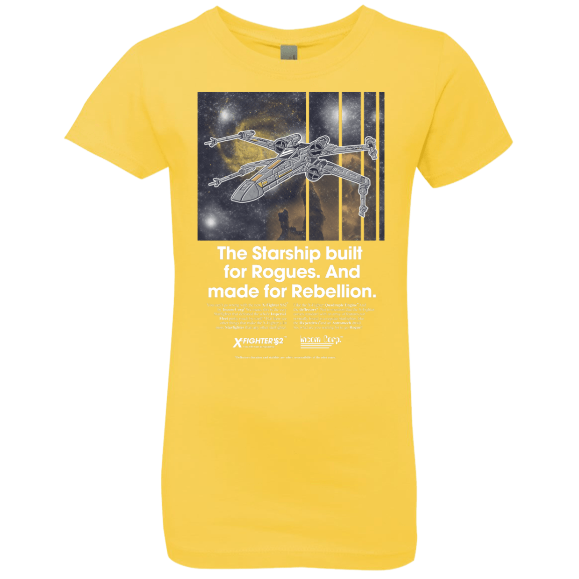 T-Shirts Vibrant Yellow / YXS X-Fighter Girls Premium T-Shirt