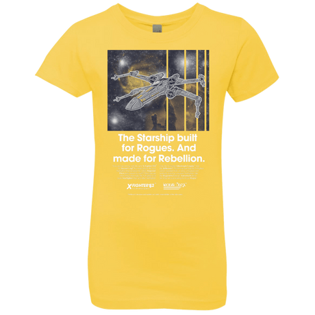 T-Shirts Vibrant Yellow / YXS X-Fighter Girls Premium T-Shirt