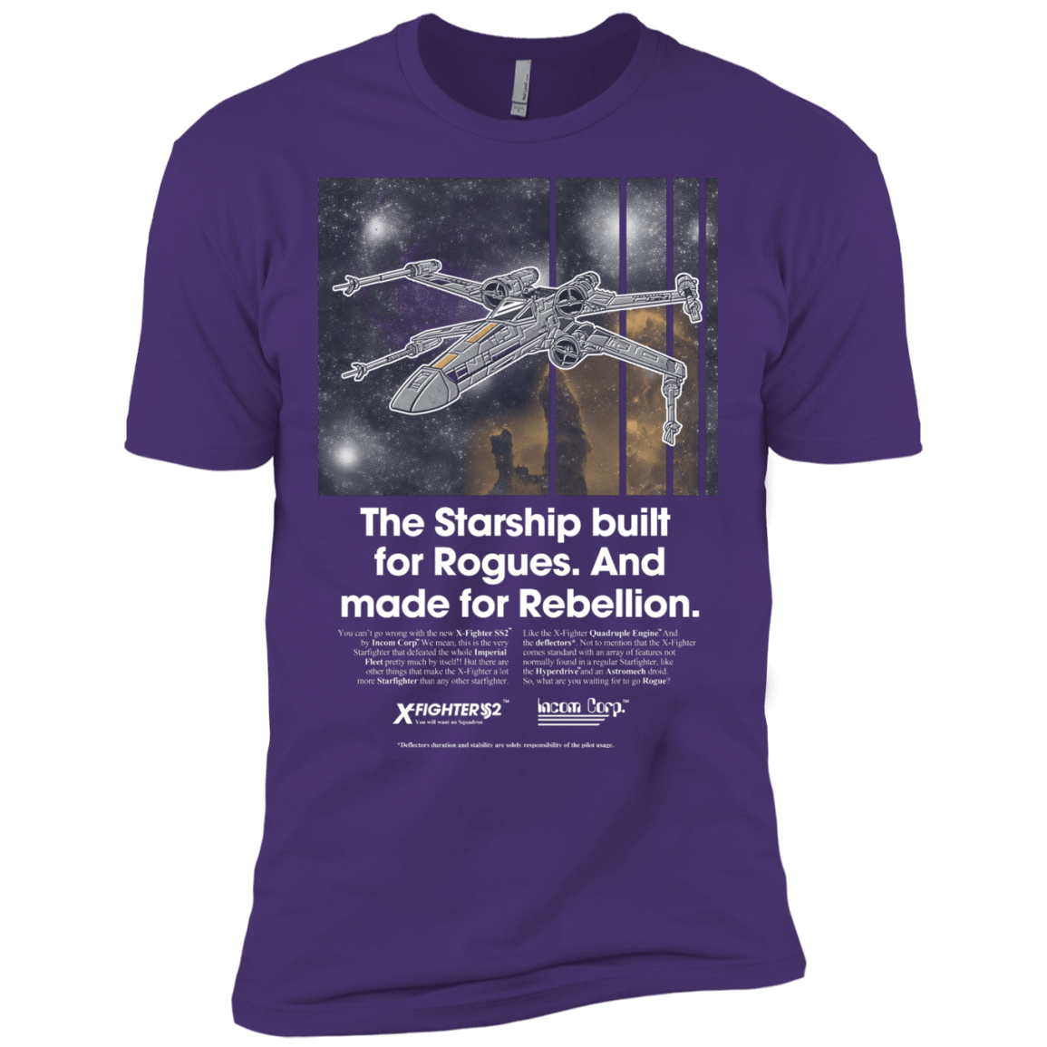 T-Shirts Purple / X-Small X-Fighter Men's Premium T-Shirt