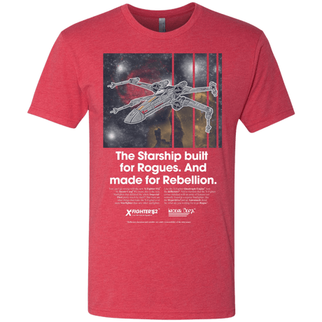 T-Shirts Vintage Red / Small X-Fighter Men's Triblend T-Shirt