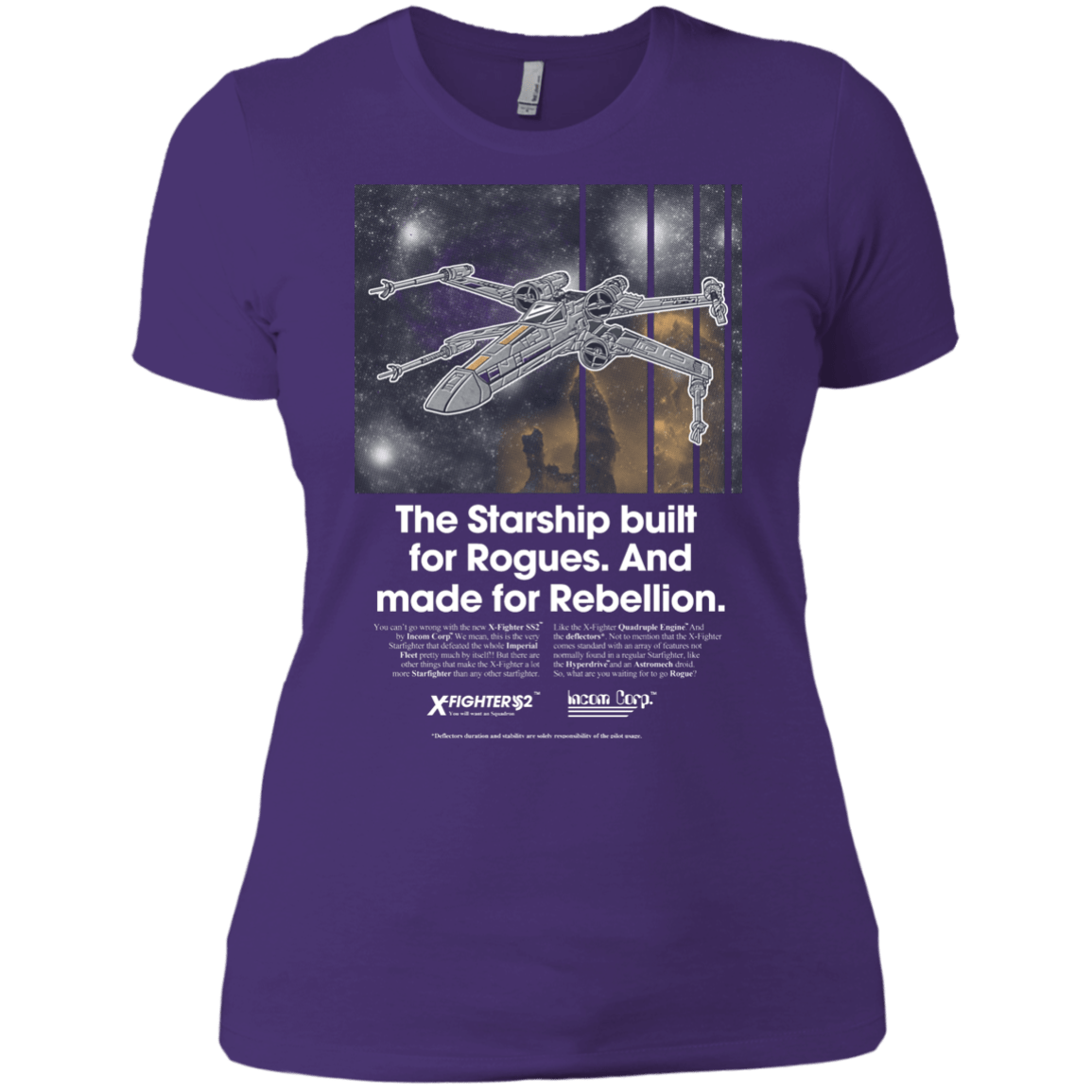 T-Shirts Purple / X-Small X-Fighter Women's Premium T-Shirt