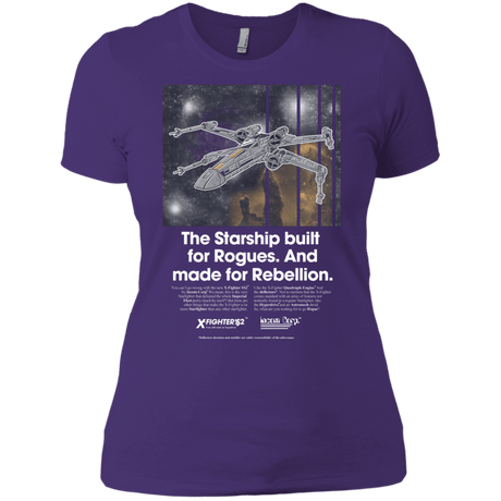 T-Shirts Purple / X-Small X-Fighter Women's Premium T-Shirt