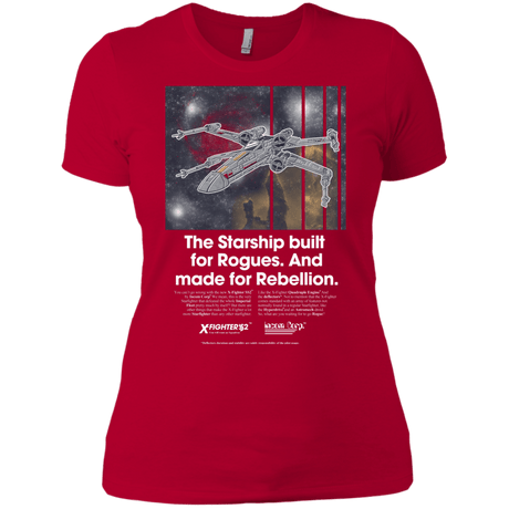 T-Shirts Red / X-Small X-Fighter Women's Premium T-Shirt