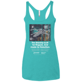 T-Shirts Tahiti Blue / X-Small X-Fighter Women's Triblend Racerback Tank