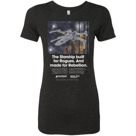 T-Shirts Vintage Black / Small X-Fighter Women's Triblend T-Shirt