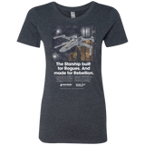 T-Shirts Vintage Navy / Small X-Fighter Women's Triblend T-Shirt