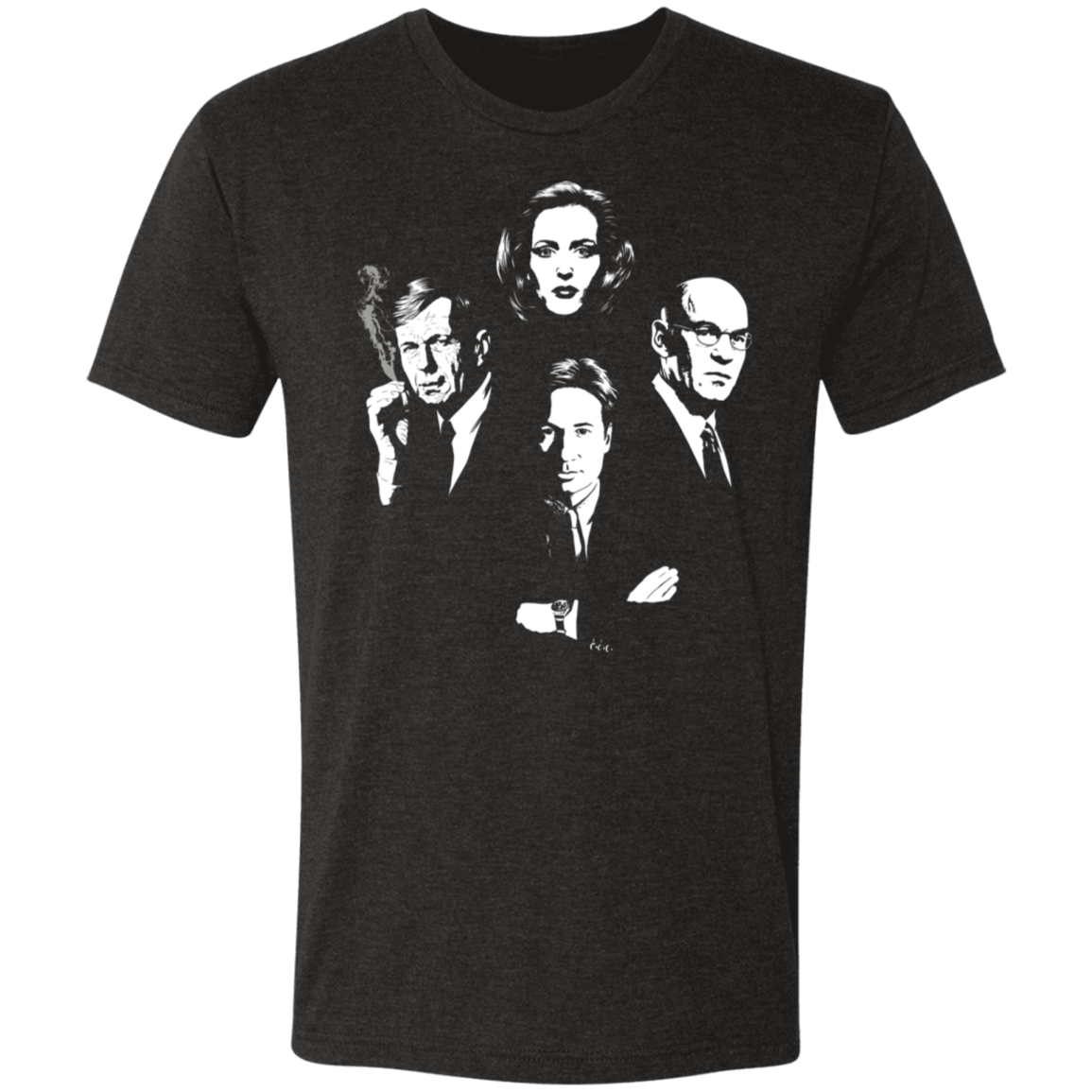 T-Shirts Vintage Black / S X Four Men's Triblend T-Shirt