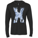 T-Shirts Vintage Black / X-Small X marks the spot Triblend Long Sleeve Hoodie Tee