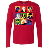 T-Shirts Red / Small X pop Men's Premium Long Sleeve