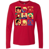 T-Shirts Red / Small X villains pop Men's Premium Long Sleeve