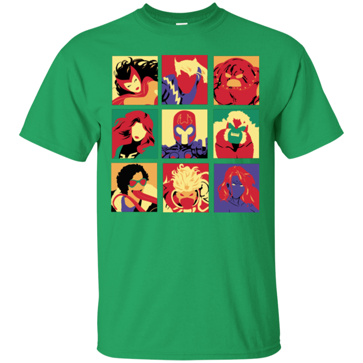 T-Shirts Irish Green / Small X villains pop T-Shirt