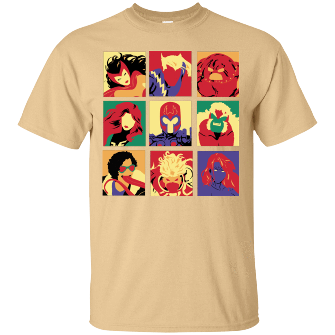 T-Shirts Vegas Gold / Small X villains pop T-Shirt