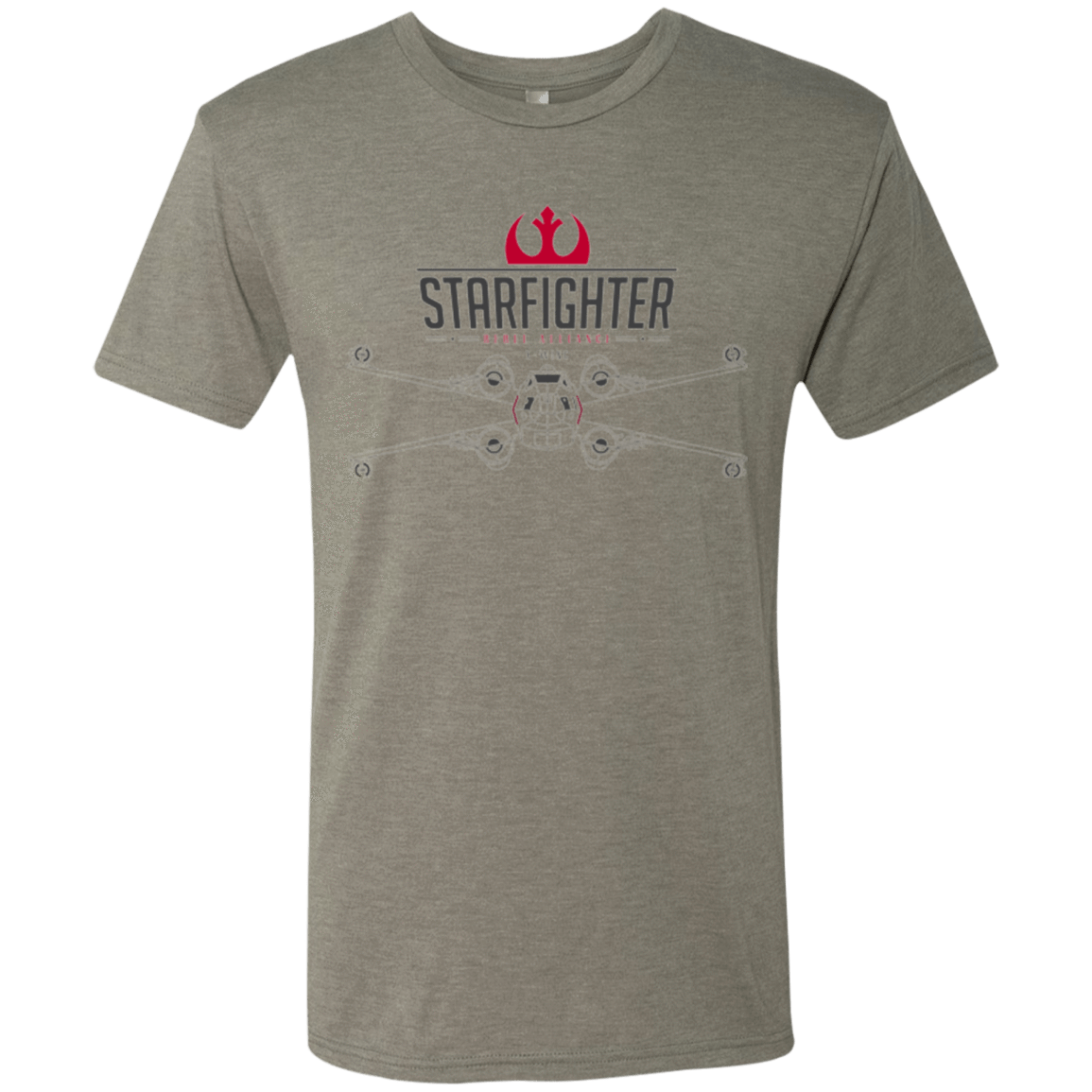 T-Shirts Venetian Grey / Small X Wing Men's Triblend T-Shirt