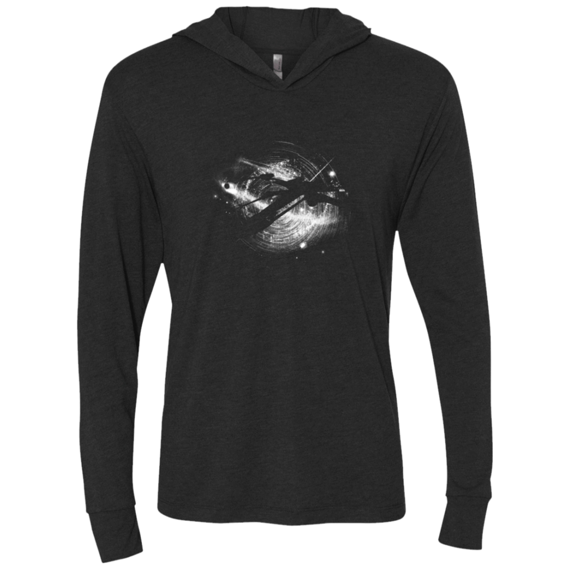 T-Shirts Vintage Black / X-Small X wing Triblend Long Sleeve Hoodie Tee