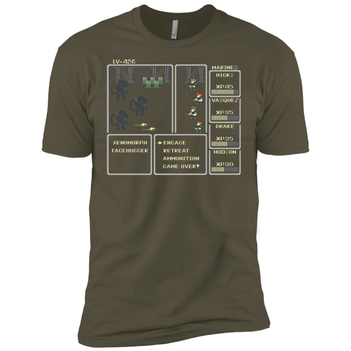 T-Shirts Military Green / X-Small Xeno RPG Men's Premium T-Shirt