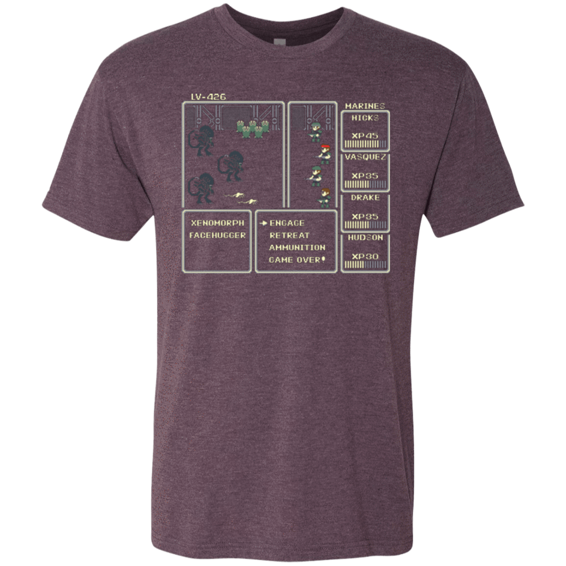 T-Shirts Vintage Purple / Small Xeno RPG Men's Triblend T-Shirt