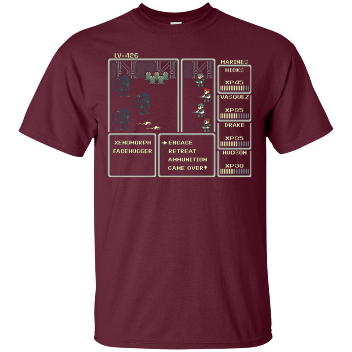 T-Shirts Maroon / Small Xeno RPG T-Shirt